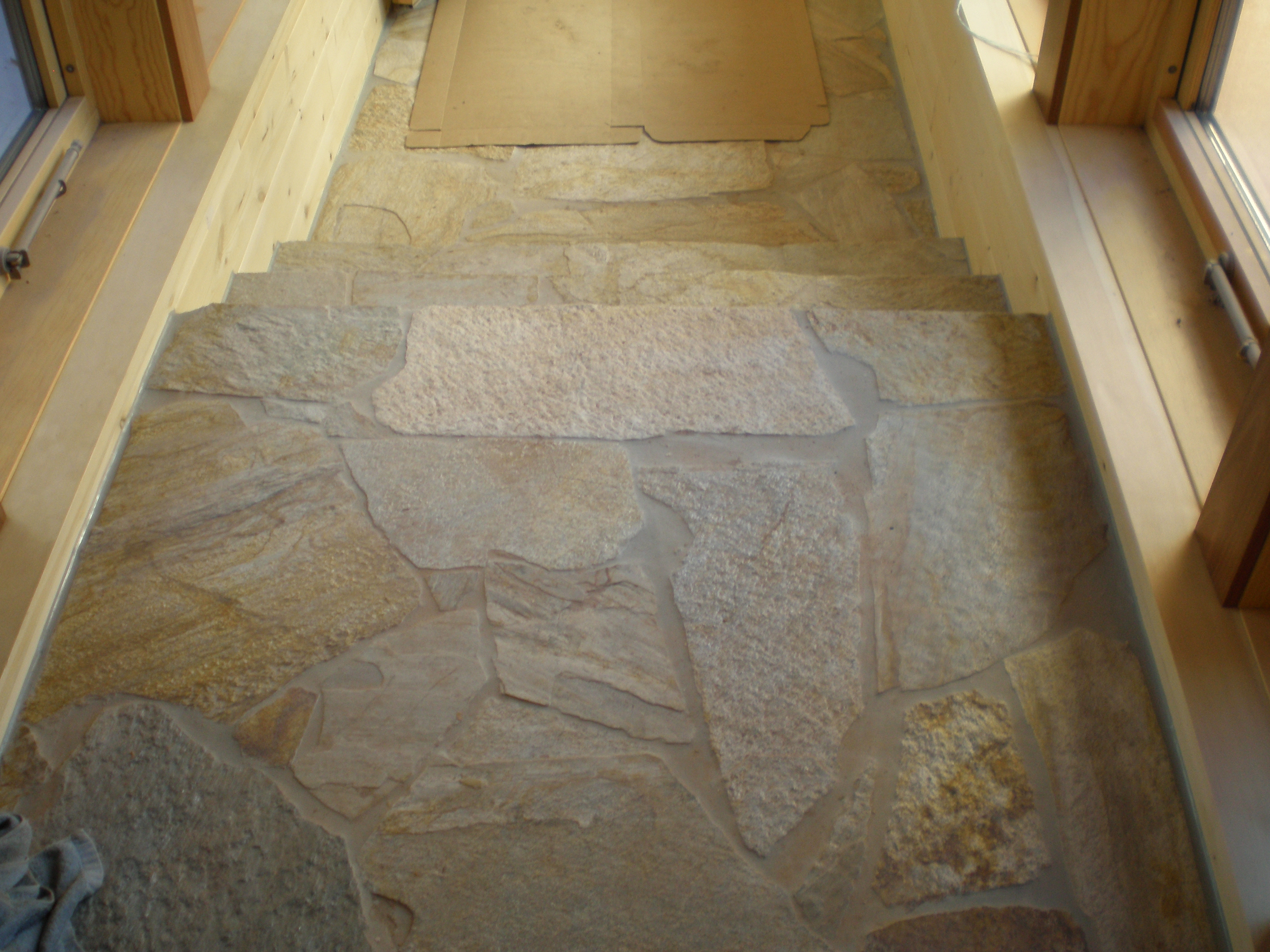Oakley Valley California Golden Quartzite Interior Flooring