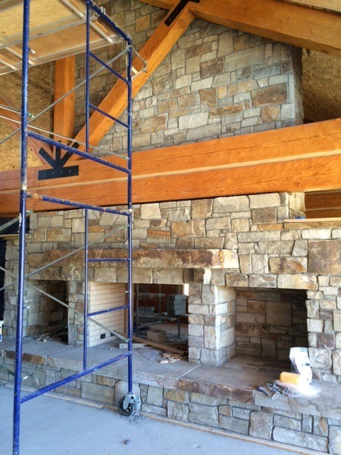 Champion American Granite Split Face Fireplace