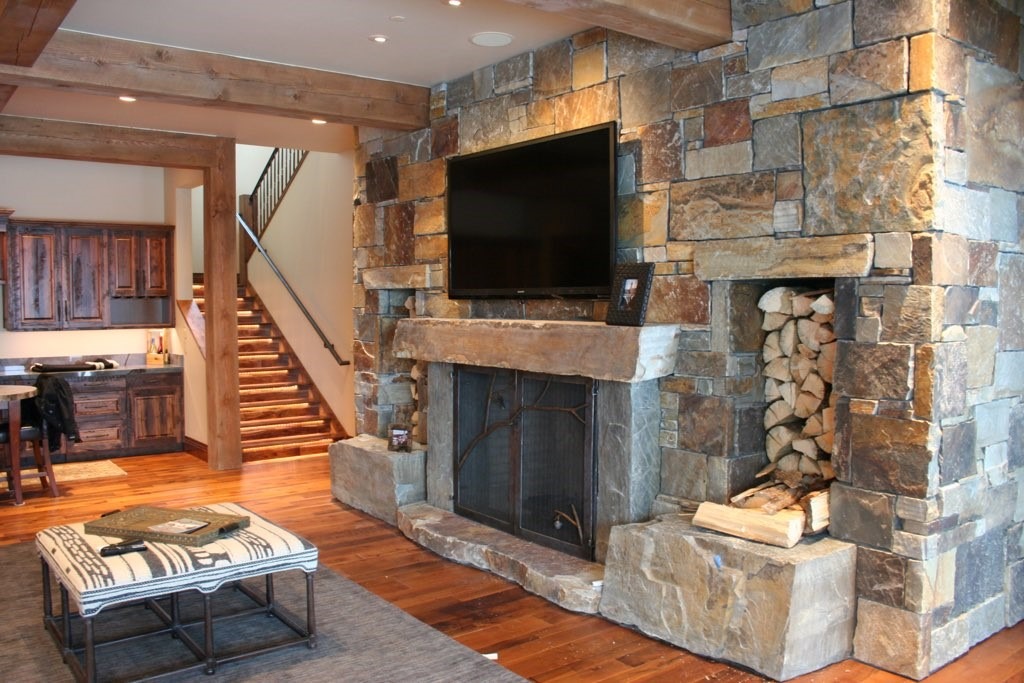BFS Montana Pewn Gold Fireplace