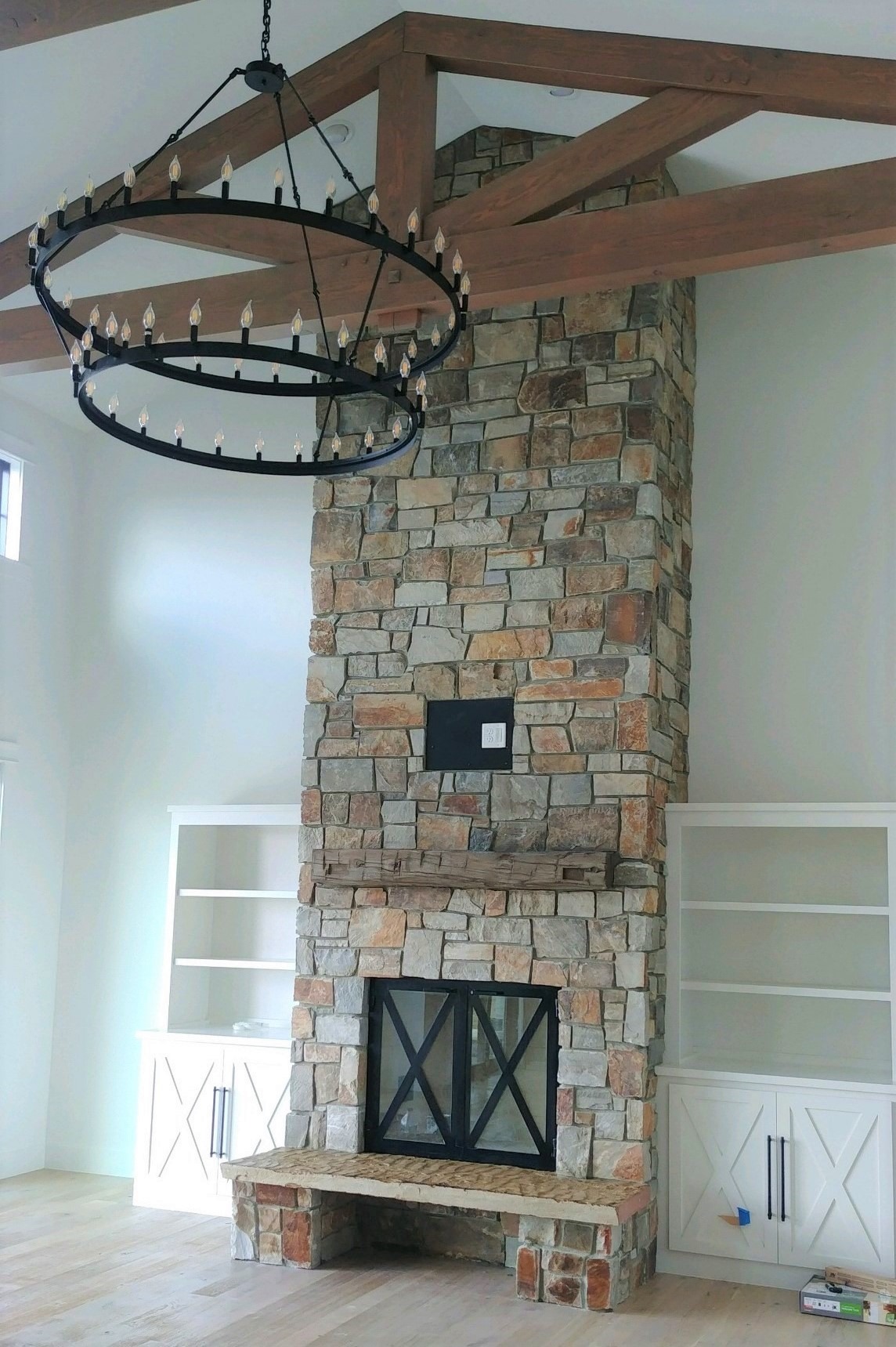 BFS Montana Pewn Gold Fireplace