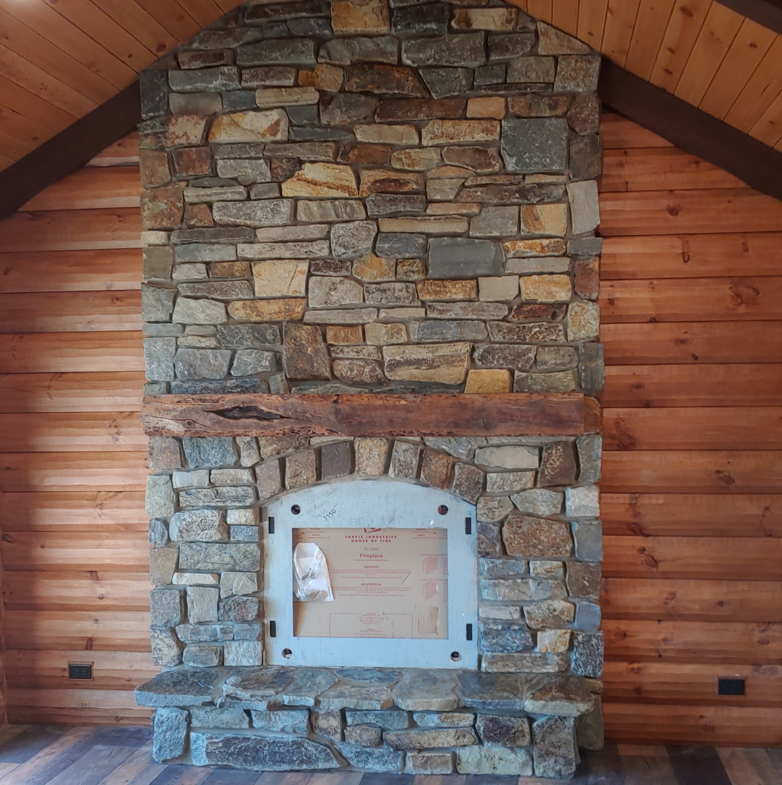 BFS Montana Pewn Gold Fireplace