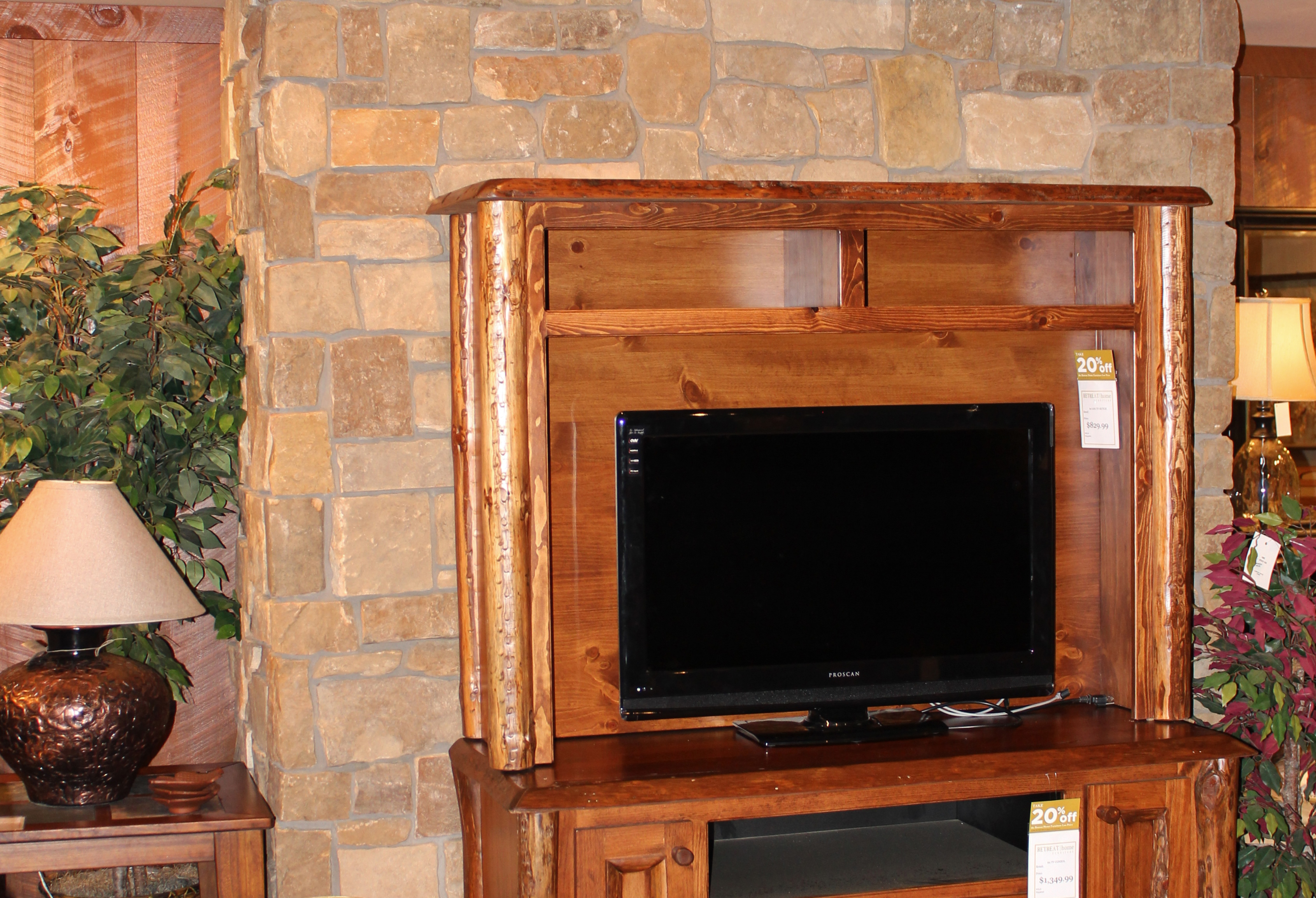wisco copper mountain and chestnut ledge 50-50 fireplace