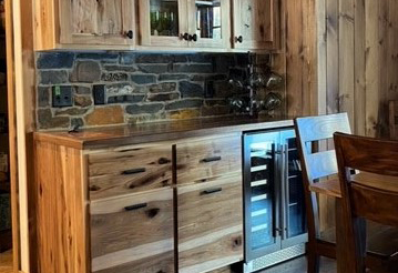 glacial stone brule river & adobe mix interior